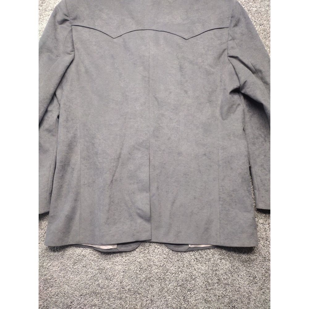 NWT Pagano West Vintage USA Gray Rockabilly Blazer western sport coat 48L NOS - Picture 13 of 16